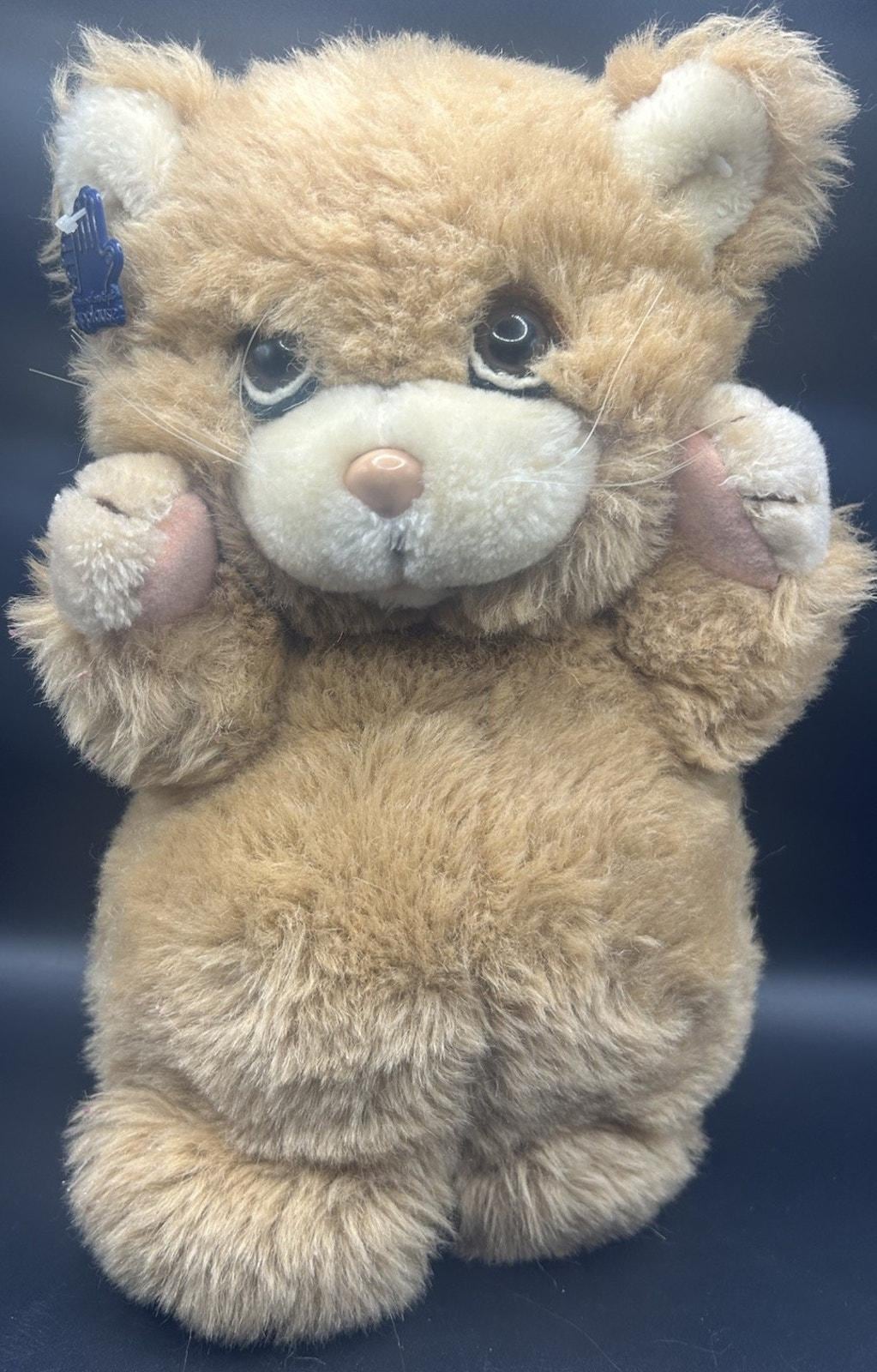 Vintage Applause Little Beggar Kitten Plush 1984 Stuffed Animal 12