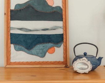 Genuine Leather Art inspired by Grandfather Mountain