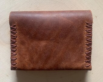 Genuine Leather Two-Pocket Wallet