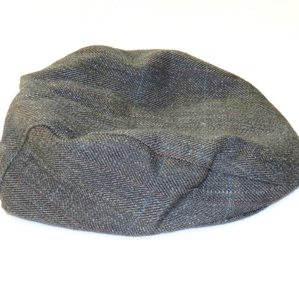 Vintage 1970s Wool Newsboy Cap / Hat - Size Small