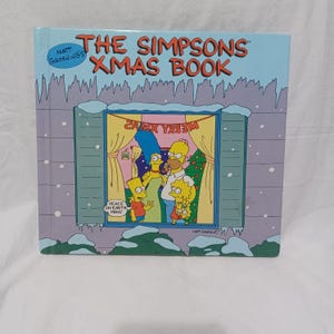 Matt Groening&#39;s The Simpsons Xmas Book First Edition Hardcover 1990