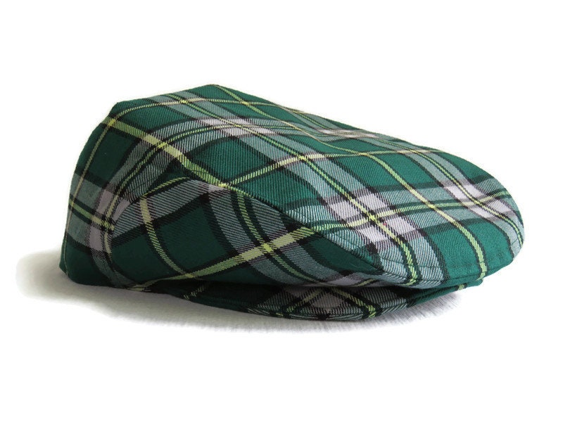 Flat Cap Cape Breton Tartan Flat Cap 