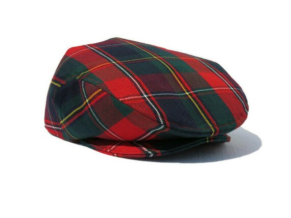 Quebec Tartan Flat Cap Plaid Du Quebec 