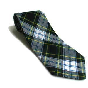 Neck Tie, Dress Gordon Tartan Uniform Necktie
