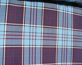 RCAF Tartan Fabric - Royal Canadian Air Force Twill