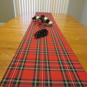 Royal Stewart Tartan Table Runner for Christmas Décor image 4