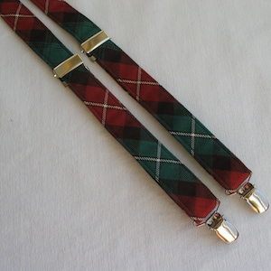 Suspender, Prince Edward Island Tartan Suspenders