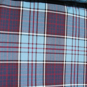 Fabric RCAF Tartan Fabric For Royal Canadian Air Force Shadow Box Fabric