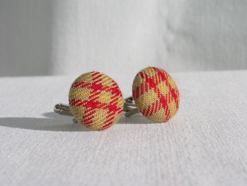 Saskatchewan Tartan Freestyle Bow Tie A Yellow Plaid Wedding Tie
