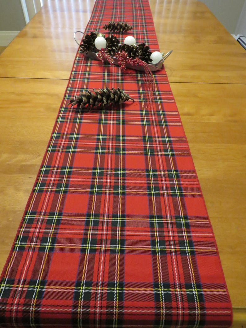 Royal Stewart Tartan Kissenbezüge für Weihnachtsdekor Bild 5