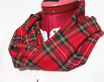 Royal Stewart Tartan Infinity Scarf A Popular Christmas Gift