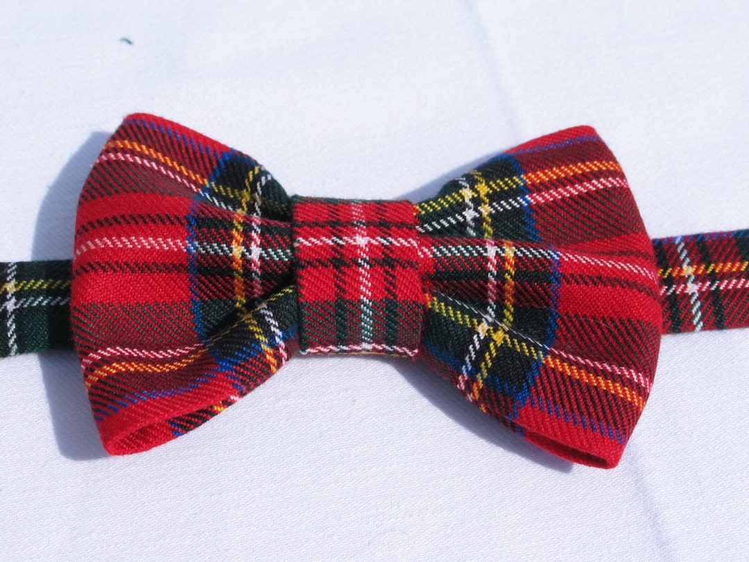 Kelly Of Sleat Red Tartan Bow Tie