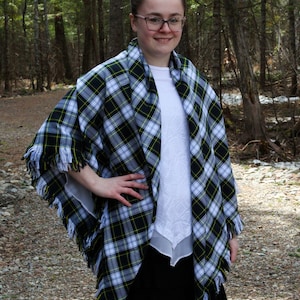 Gordon Tartan Blanket Scarf for Gordon Weddings and Family Reunions, Gordon Tartan Throw