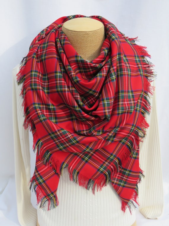royal stewart tartan scarf