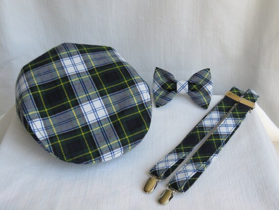 tartan flat cap