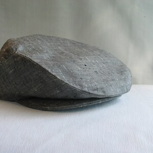 Newsboy, Gray Tweed Flat Cap Golfing Hat