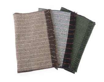 Men Wool Scarf Set