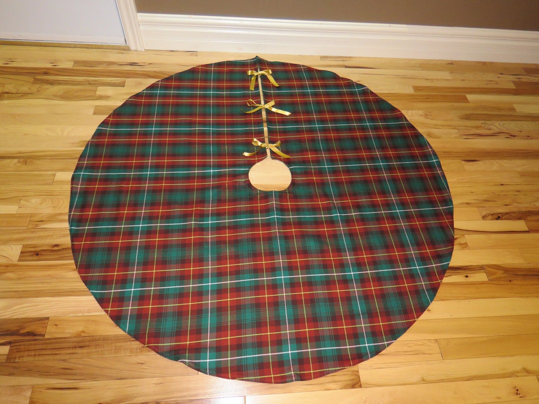 Tree Skirt, Prince Edward Island Tartan Christmas Tree Skirt Etsy