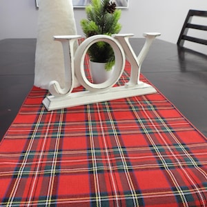 Royal Stewart Tartan Table Runner for Christmas Décor