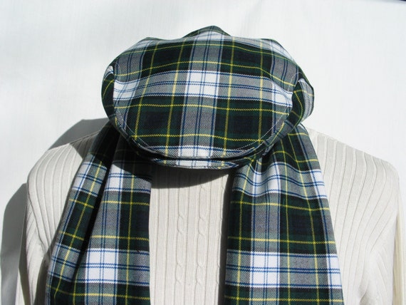 tartan hat and scarf set