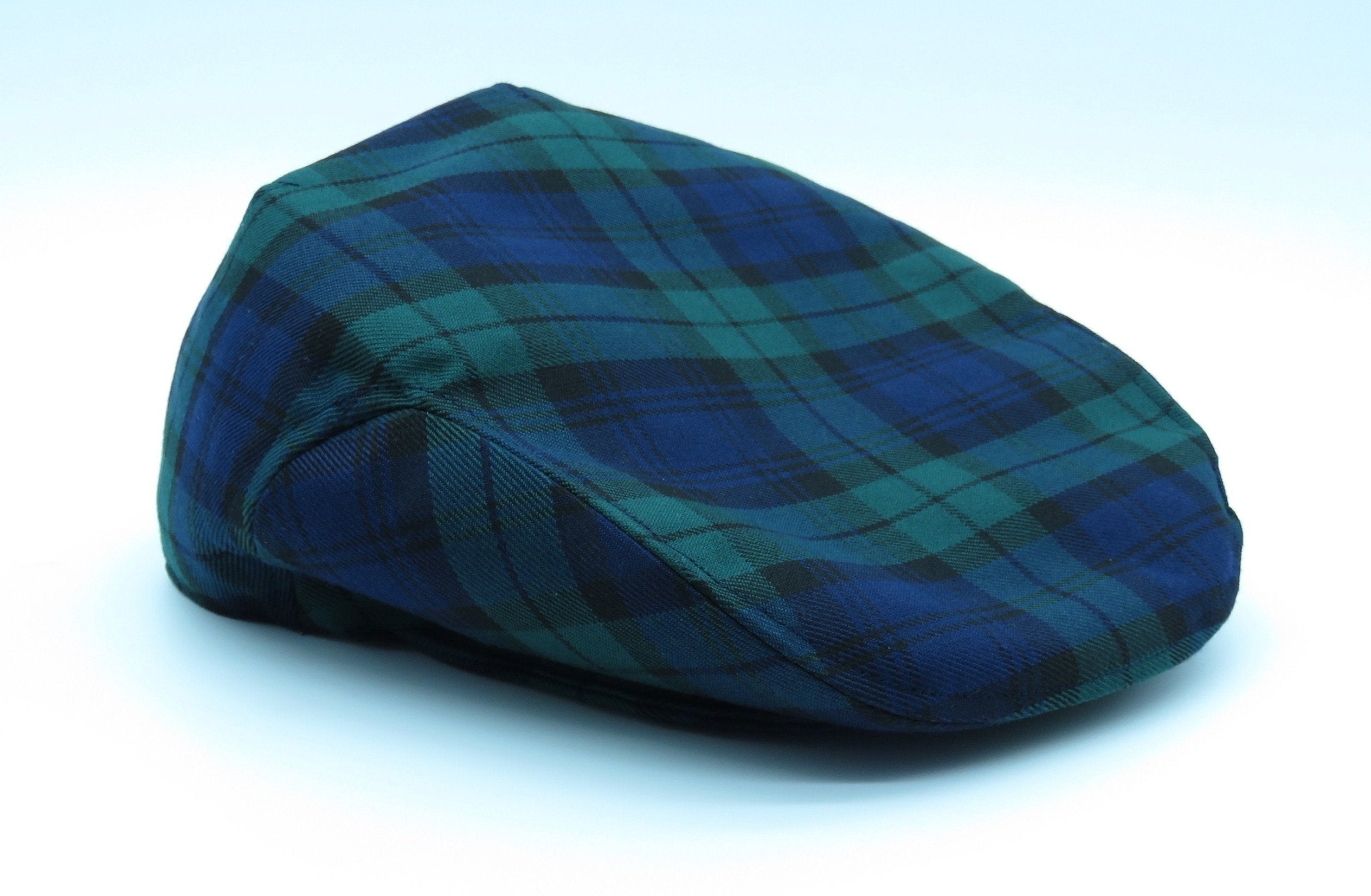 Black watch flat cap Clearance