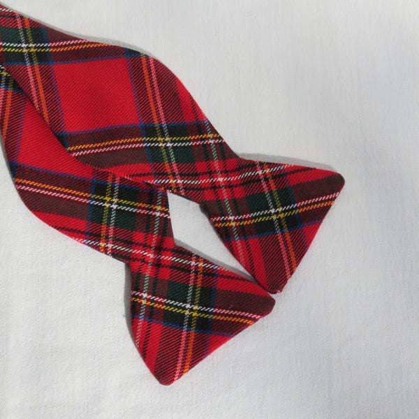 Royal Stewart Freestyle Bow Tie For Christmas Concerts