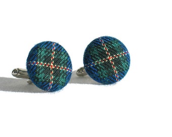 Nova Scotia Tartan Cuff Links For Visits to Halifax Tattoo