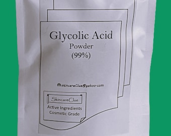 Glycolic Acid Powder (99%) - High-Purity Cosmetic grade Active Ingredients