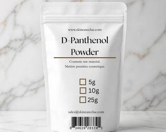 D-Panthenol Powder (Pro-Vitamin B5) - Listing A (10g - 50g)