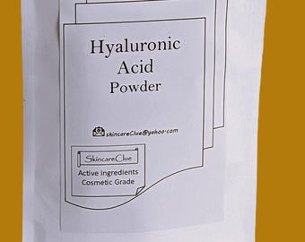 100% czysty proszek kwasu hialuronowego – jakość kosmetyczna