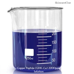 Solución de péptido de cobre (GHK-Cu) de 2000 ppm: ingrediente activo para el cuidado de la piel.