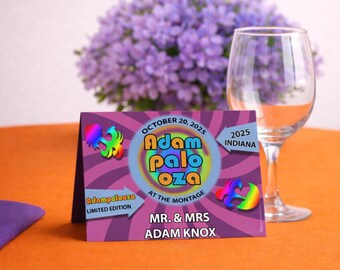 Editable Concert Ticket Place Cards | Canva Template | Escort Cards | Table Decor & Invitations | Printable Party Decor | Music Festival