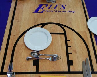 Basketball Court Outline SVG | Cricut & Silhouette Cut File | Sports Decor | Scalable Vector | Table Decor