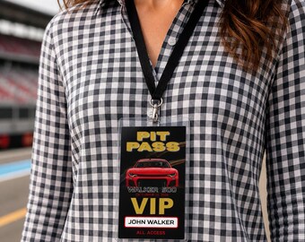 NASCAR VIP Pass Template, Stock Car Racing Party Invitation, Bar Mitzvah Decor(Digital Download)