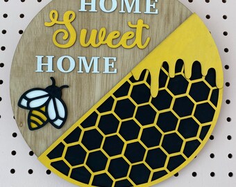 Home Sweet Home Bee Sign