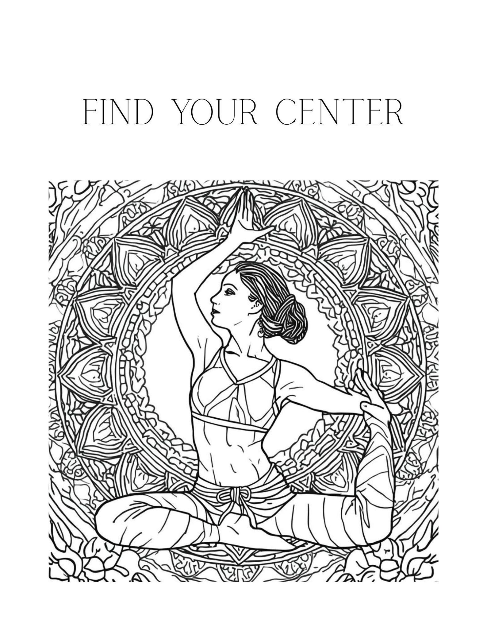 Printable Mandala Coloring Book for Adults | Stress Relief & Relaxation ...