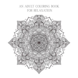 Printable Mandala Coloring Book for Adults | Stress Relief & Relaxation ...