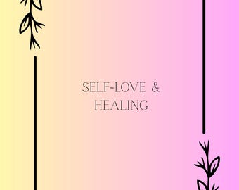 Tarjetas imprimibles de afirmaciones de amor propio / Mentalidad positiva y sanación / Afirmaciones diarias / Descarga digital minimalista