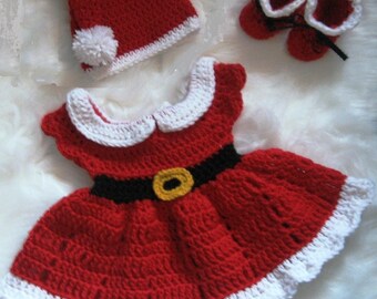 Baby christmas dress | Etsy