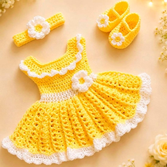 Crochet Yellow Baby Shower Gift Baby Dress Set Newborn Baby Coming Home Set Toddler Outfit Knit Dress and Headband Size Preemie to 2T - Etsy Hong Kong Crochet Yellow Baby Shower Gift Baby Dress Set Newborn Baby Coming Home Set Toddler Outfit Knit Dress and Headband Size Preemie to 2T - Etsy Hong Kong