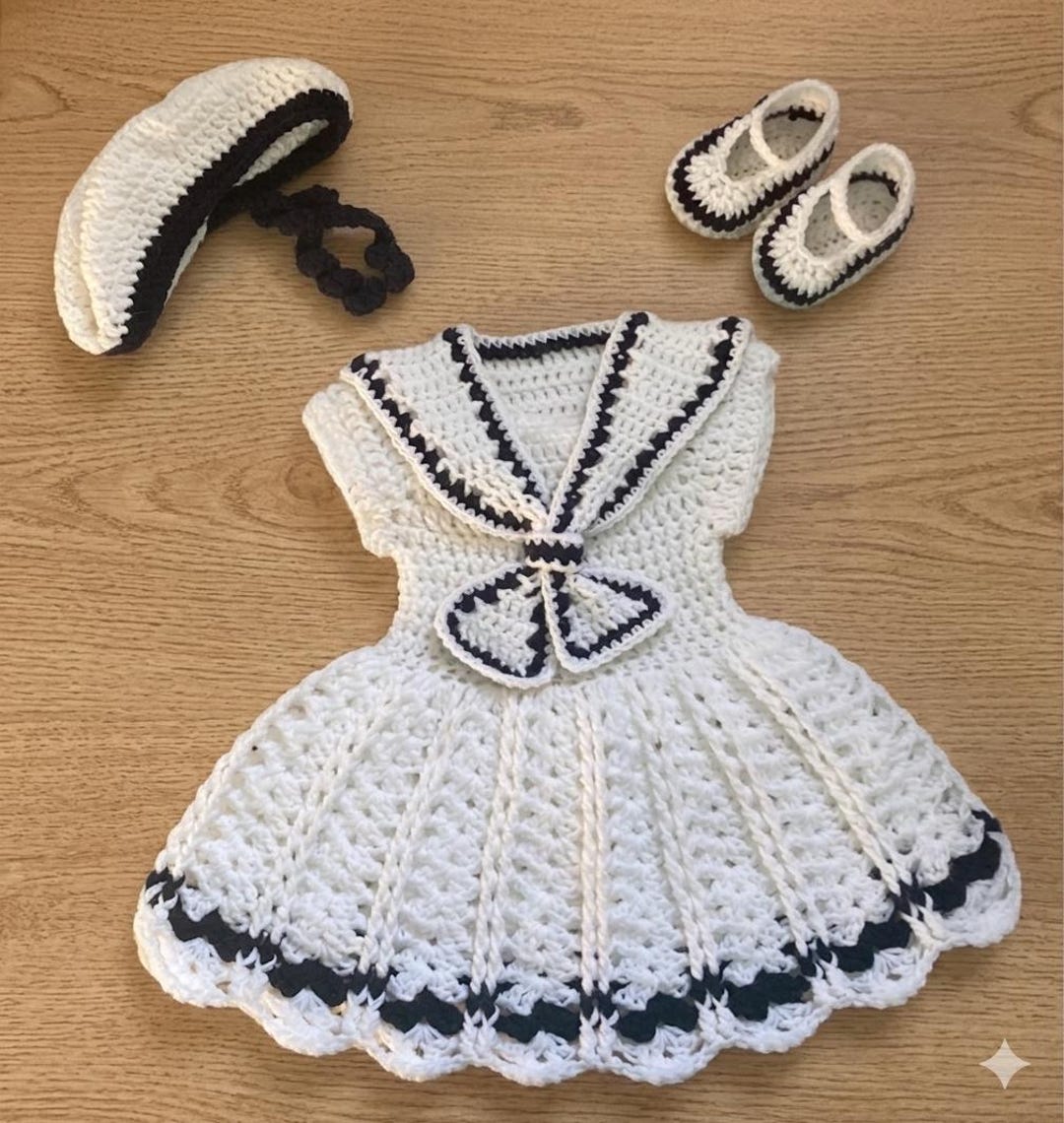crochet sailor dress Sailor Costume For Amigurumi