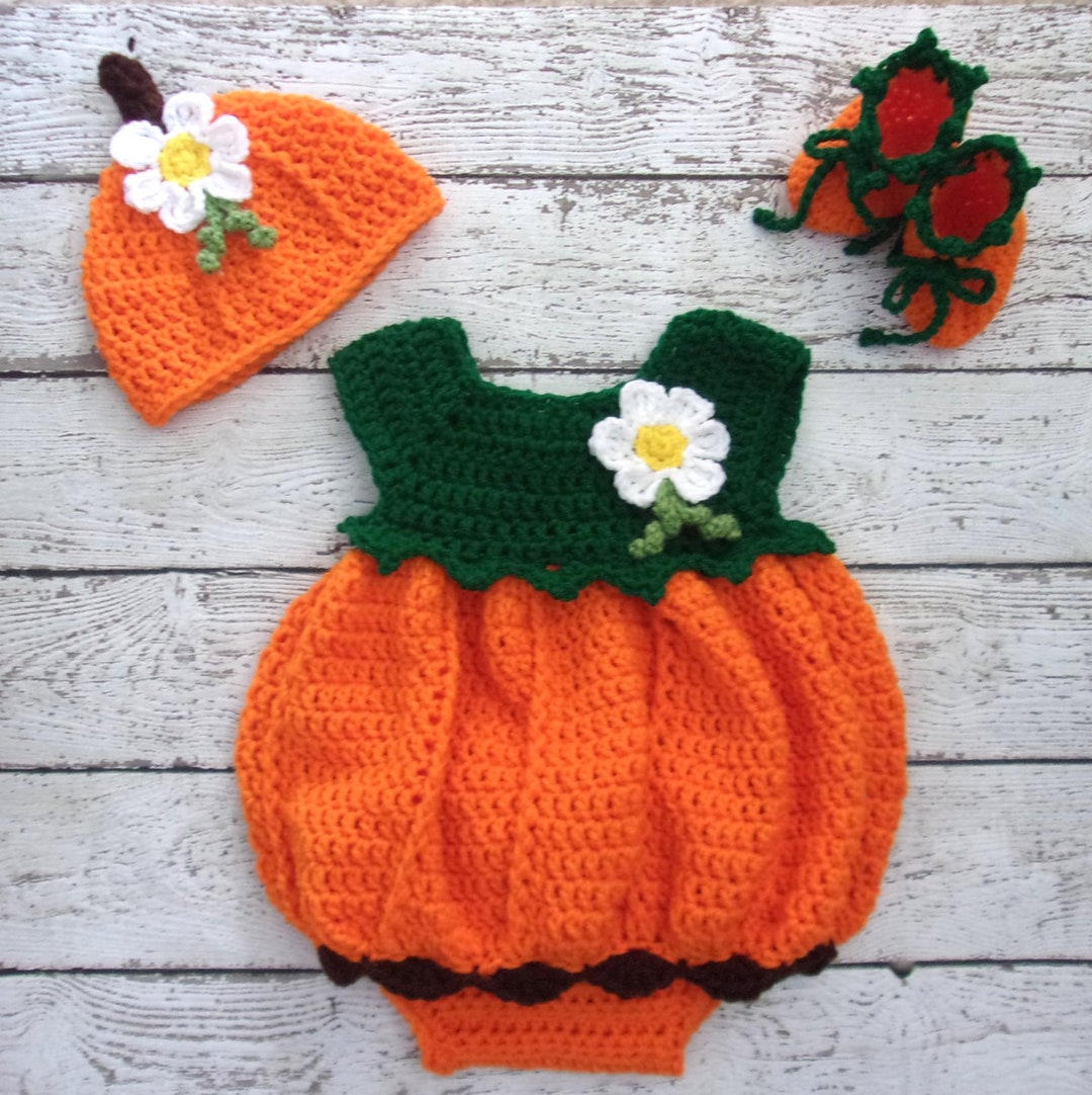 Baby Girl Pumpkin Outfit