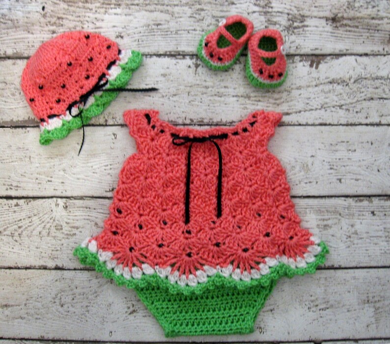 watermelon baby outfit girl