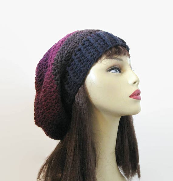 Cappello all'uncinetto Slouchy cappello Slouch Beanie | Etsy Italia
