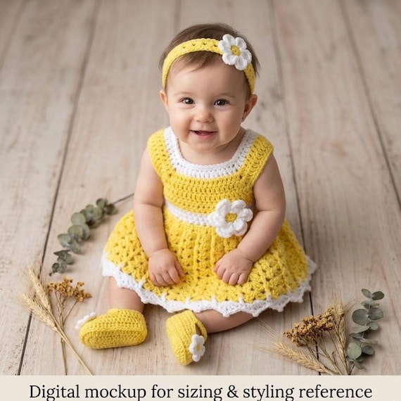 yellow newborn dress Royal Arches Butter Cotton Girls Dress Spring and Newborn Baby Girl Butter Yellow