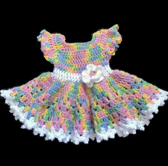 Top Down Vestitini A Uncinetto Per Neonata SCHEMA Offers All