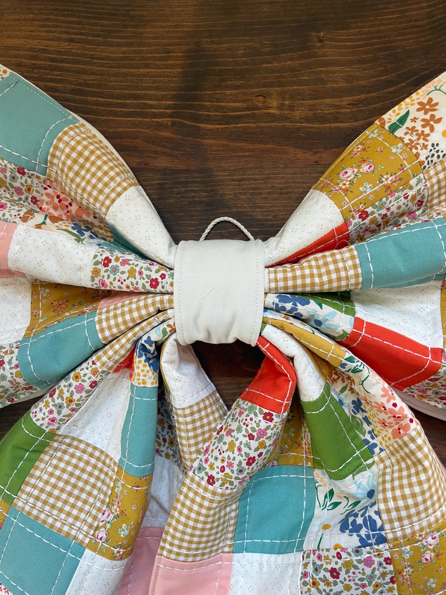 Patchwork Bow Pattern Patchwork Quilted Bow Sewing Pattern PDF • Confident Beginner • Scrap ...