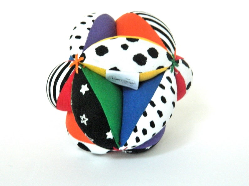 Soft Clutch Ball Rainbow Colors Montessori Learning Baby Etsy