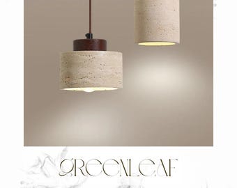 Japanese Stone LED Ceiling Light, Minimalist Zen Lighting