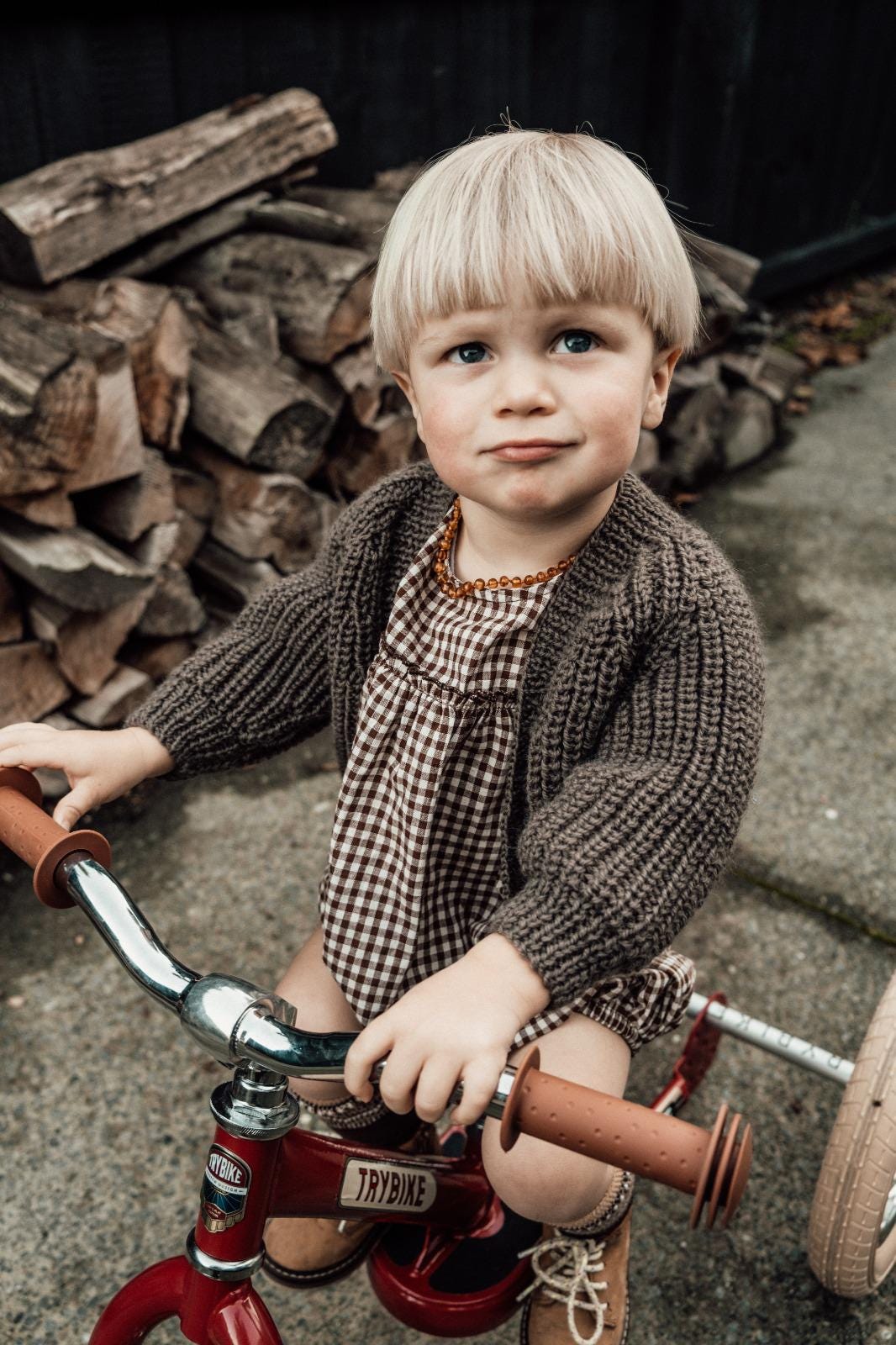 Otto Cardigan - Hand-knitted merino wool baby and toddler chunky cardy